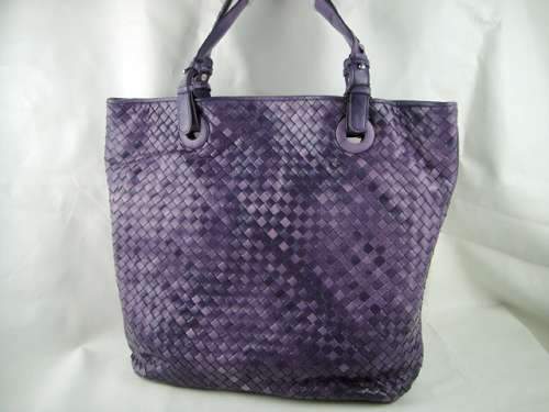 Bottega lambskin bag 9600 double purple - Click Image to Close